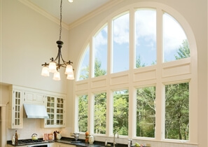 arched windows