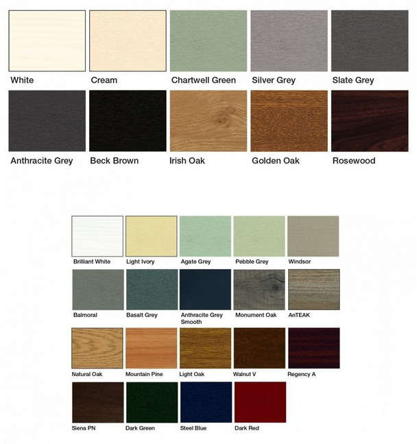 Choose The Perfect Color For Your uPVC Doors And windows, colors in uPVC